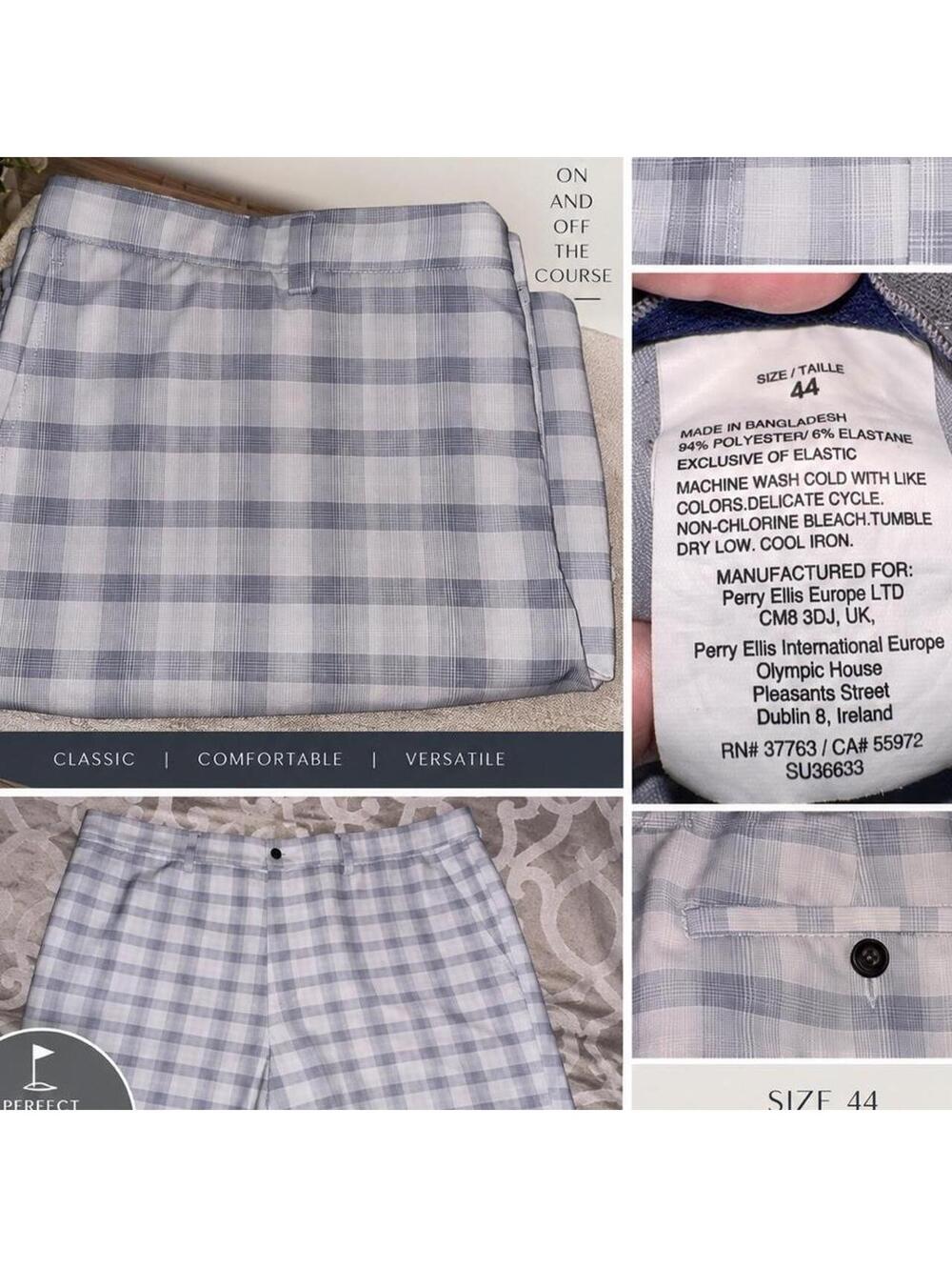 PGA TOUR Plaid Golf Shorts – Size 44